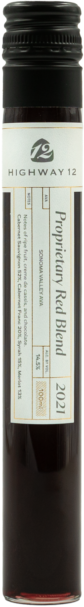 Highway 12 Winery Proprietary Red Blend (2021)